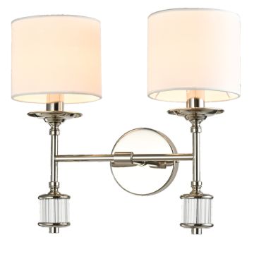 Cosmolight SUTTON W02477NI-WH Fali lámpa 2x25W/E14 ip20