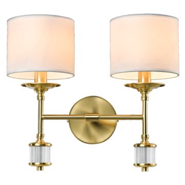 Cosmolight SUTTON W02852BR-WH Fali lámpa 2x25W/E14 ip20