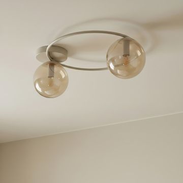 Emibig SOPRA 1634/2 Plafonlámpa 2x10W/E14 IP20
