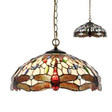 Prezent TIFFANY XXII. 1708 Függőlámpa 2x60W/E27 IP20