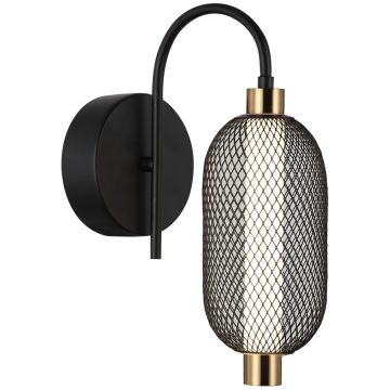 Italux Marco WL-84283-1-BK Fali lámpa 1x6W/LED 3000K 310lm IP20