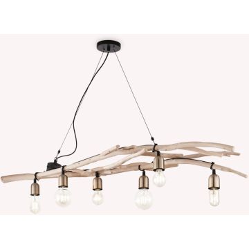Ideal Lux DRIFTWOOD 180922 Függőlámpa 6x60W/E27 ip20