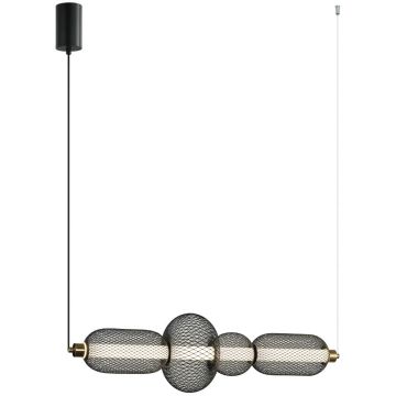 Italux Marco PND-84283-4-BK Függőlámpa 1x16W/LED 3000K 900lm IP20