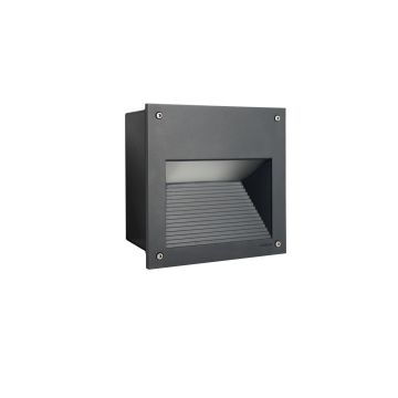 Norlys NAMSOS 5011GR Beépíthető lépcsőházi lámpa 1x6.9W/LED 4000K 960LM IP65