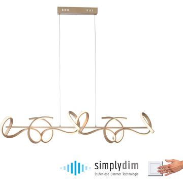Paul Neuhaus CURLS 19033-60 Függőlámpa 4x45W/LED 3000k 5320lm ip20