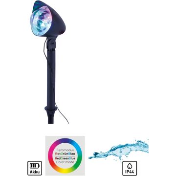 Paul Neuhaus DISCO 19035-18 Kerti reflektor 1x3W/LED RGB ip44
