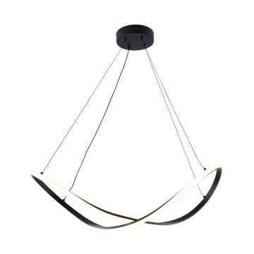 Zuma Line ERDA 19600P-BK Függőlámpa 1x45W/LED 3000K|4000K|6000K 2100lm IP20