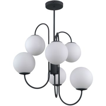 Italux GELA PND-5500-6-BK Csillár 6x5W/G9 IP20