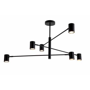 Zuma Line PEDRO PEN4104-6BK Plafonlámpa 6x5W/GU10 ip20