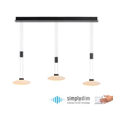 Paul Neuhaus LAUTADA 2081-18 Függőlámpa 3x7,5W/LED 3000K 1800LM IP20