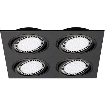 Zuma Line BOXY 20073-BK Beépíthető spotlámpa 4x15W/GU10/ES111 IP20
