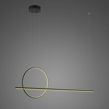 Altavola Design Linea No.2 LA087/PX120_40_3k_39W_black Függőlámpa 2x39W/LED 3000K 2350lm IP44