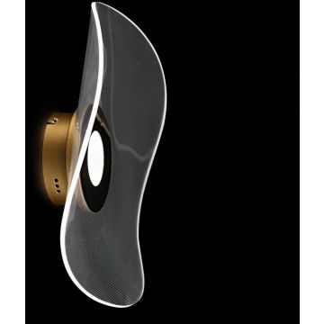 Altavola Design VELO LA101/WE1_gold Fali lámpa 1x30W/LED 3000K 1800lm IP20
