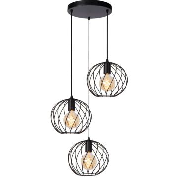 Lucide DANZA 21428/13/30 Függőlámpa 3x40w/e27 ip20