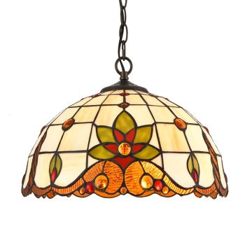 Prezent TIFFANY XVII. 220 Függőlámpa 2x60W/E27 IP20