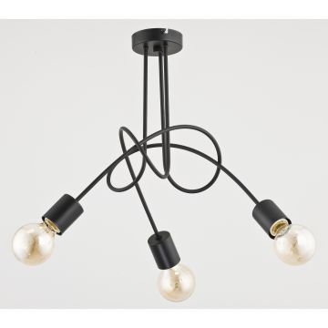 Alfa TANGO BLACK 23173 Plafonlámpa 3x60W/E27