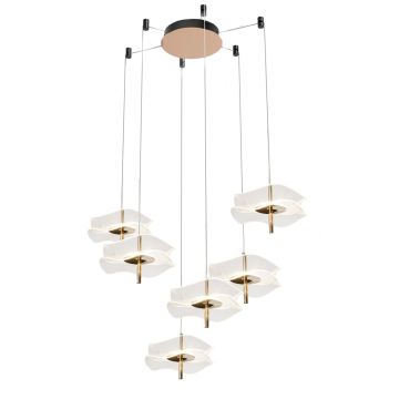 Altavola Design Mariposa LA102/CO6 Függőlámpa 6x36W/LED 3000K 2160lm IP20