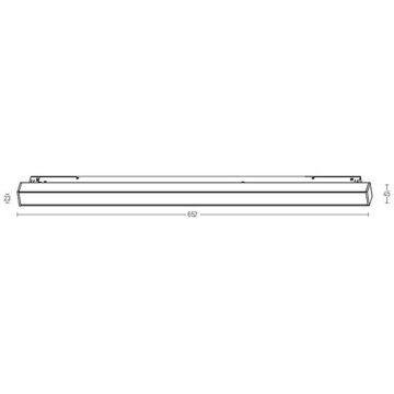 Zambelis MAGNETIC LED LIGHT 2089-27B Sínreflektor 20W/led 2700K 1650lm IP20