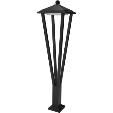 Italux Bons OFL-22474-L-BK Állólámpa 1x12W/LED 3000K 590lm IP54