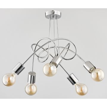 Alfa TANGO CHROME 24465 Plafonlámpa 5x60W/E27
