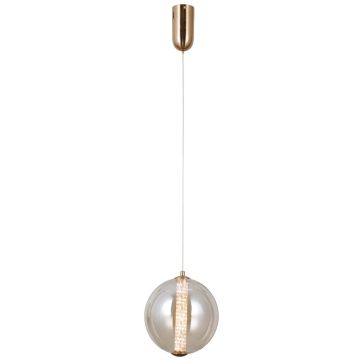Italux Butero PND-34359-M-HBR-AMB Függőlámpa 1x9W/LED 3000K 825lm IP20