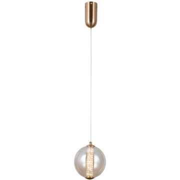 Italux Butero PND-34359-S-HBR-AMB Függőlámpa 1x6W/LED 3000K 550lm IP20