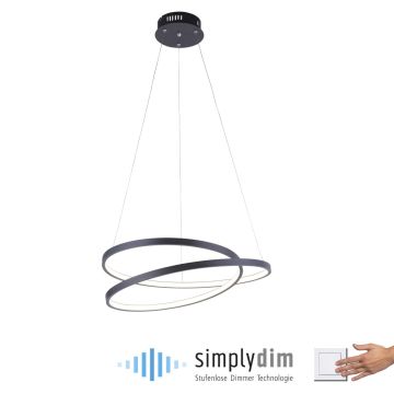 Paul Neuhaus ROMAN 2472-18 Függőlámpa 1x32W/LED 3000k 4000lm ip20