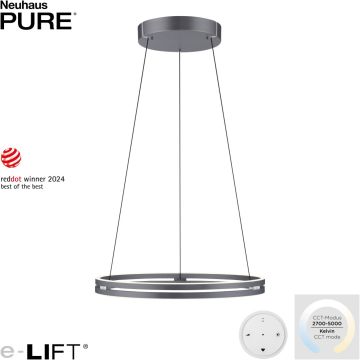Paul Neuhaus PURE E-LOOP 2551-15 Függőlámpa 2x53W/LED 2700-5000k 4480lm ip20