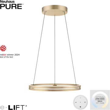 Paul Neuhaus PUREE-LOOP 2551-60 Függőlámpa 2x53W/LED 2700-5000k 4480lm ip20