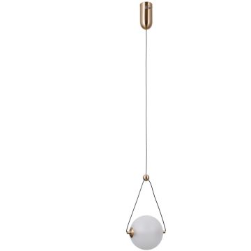 Italux Rastia PND-34361-S-HBR-OPAL Függőlámpa 1x6W/LED 3000K 650lm IP20