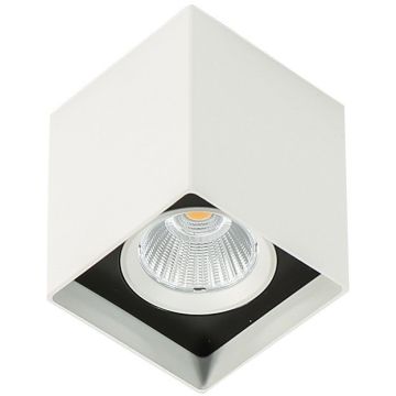 Italux Alden White Black 4000K SLC78002/12W 4000K WH+BL Felületi spotlámpa 1x12W/LED 4000K 1010lm IP20