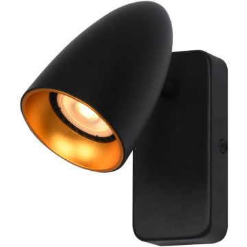 Italux Tino WL-36748-1R-BK-GD Fali lámpa 1x10W/GU10 IP20