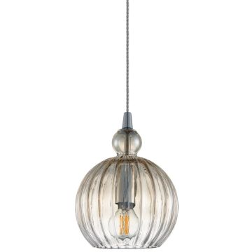 Italux Biron PND-8744-1S-CGSH Függőlámpa 1x60W/E27 IP20