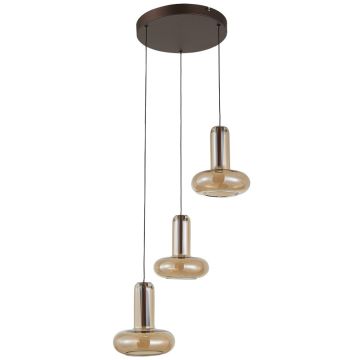 Italux Carote PND-24011-3-COPP Függőlámpa 3x16W/LED 3000K 1002lm IP20