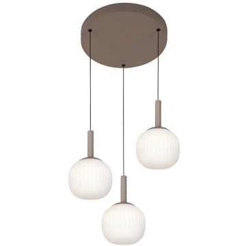 Italux Montes PND-02217-3-BRO Függőlámpa 1x18W/LED 3000K/4000K/6000K 2200lm IP20