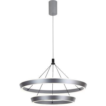 Italux Ottana PND-64739A-GR Függőlámpa 1x60W/LED 3000K/4000K/6000K 7900lm IP20