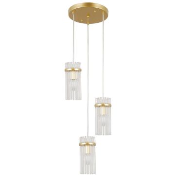 Italux Merto PND-40930-3A-GD Függőlámpa 3x40W/E14 IP20