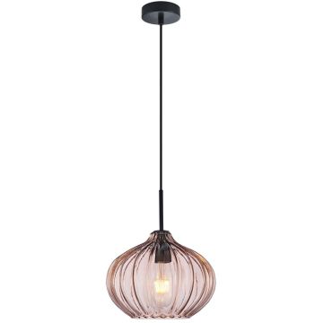 Italux Pansol PND-2940-1S-BK-CF Függőlámpa 1x40W/E27 IP20