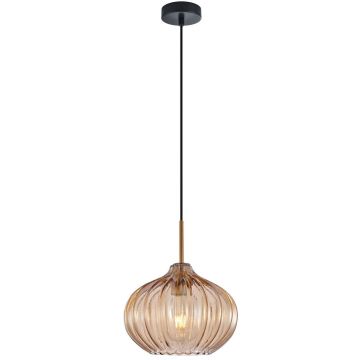 Italux Pansol PND-2940-1S-BRO-AMB Függőlámpa 1x40W/E27 IP20