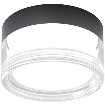 Italux Enios PLF-63829-BK Plafonlámpa 1x9W/LED IP65