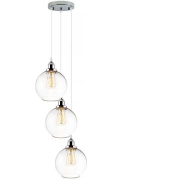Altavola Design NEW YORK LOFT LA035/CO3_chrom Függőlámpa 3x40W/E27 IP20