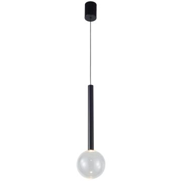 Italux Alinos PND-24019-1A-BK Függőlámpa 1x6W/LED 3000K 200lm IP20
