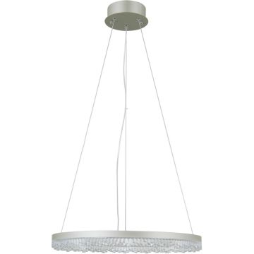 Italux Barlo PND-34526-M-SILV Függőlámpa 1x22W/LED 3000K/4000K/6000K IP20