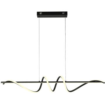 Italux Bastelo PND-24154-BK Függőlámpa 1x40W/LED 3000K/4000K/6000K 3400lm IP20