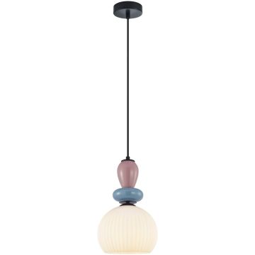 Italux Domali PND-36816-1A-BK-WH Függőlámpa 1x40W/E27 IP20