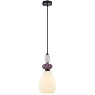 Italux Domali PND-36816-1C-BK-WH Függőlámpa 1x40W/E27 IP20