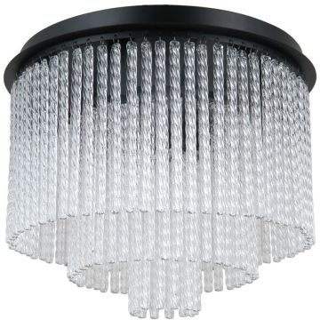 Italux Naute PLF-40931-7A-BK Plafonlámpa 7x40W/E14 IP20
