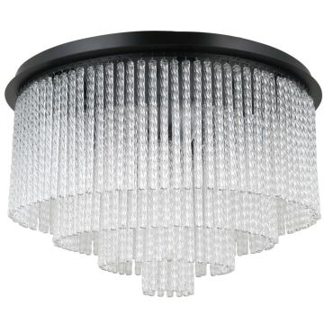 Italux Naute PLF-40931-9A-BK Plafonlámpa 9x40W/E14 IP20