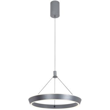 Italux Ottana PND-64739-S-GR Függőlámpa 1x24W/LED 3000K/4000K/6000K 2900lm IP20