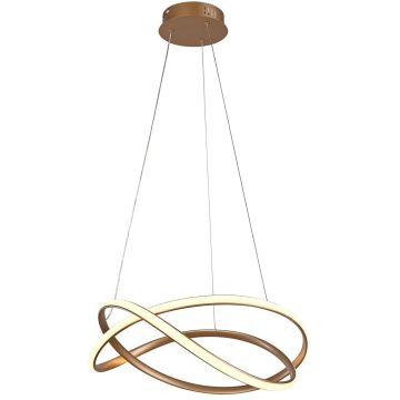 Italux Rumio PND-23917-GD Függőlámpa 1x40W/LED 3000K/4000K/6000K 3400lm IP20